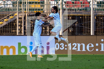 2020-10-28 - Daniele VERDE (Spezia Calcio) celebra il goal - CITTADELLA VS SPEZIA - ITALIAN CUP - SOCCER