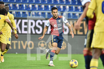 2020-11-25 - Adam Ounas of Cagliari Calcio - CAGLIARI VS HELLAS VERONA - ITALIAN CUP - SOCCER