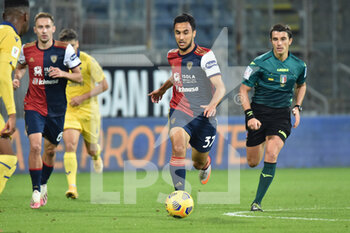 2020-11-25 - Adam Ounas of Cagliari Calcio - CAGLIARI VS HELLAS VERONA - ITALIAN CUP - SOCCER