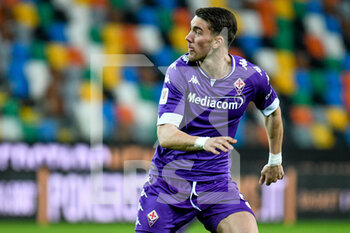 2020-11-25 - Dusan Vlahovic (Fiorentina) - UDINESE VS FIORENTINA - ITALIAN CUP - SOCCER