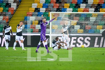 2020-11-25 - Goal of 0 -1 by Cristobal Montiel (Fiorentina) happiness - UDINESE VS FIORENTINA - ITALIAN CUP - SOCCER