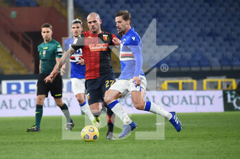 2020-11-26 - Stefano Sturaro (Genoa), ADRIEN SILVA (Sampdoria) - SAMPDORIA VS GENOA - ITALIAN CUP - SOCCER