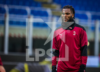 2021-01-12 - Franck Kessie of AC Milan warms up - AC MILAN VS TORINO FC - ITALIAN CUP - SOCCER