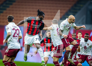 2021-01-12 - Franck Kessie of AC Milan in action - AC MILAN VS TORINO FC - ITALIAN CUP - SOCCER