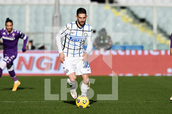 2021-01-13 - Roberto Gagliardini of FC Internazionale in action - ACF FIORENTINA VS FC INTERNAZIONALE - ITALIAN CUP - SOCCER