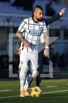 2021-01-13 - Arturo Vidal of FC Internazionale in action - ACF FIORENTINA VS FC INTERNAZIONALE - ITALIAN CUP - SOCCER