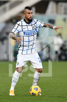 2021-01-13 - Arturo Vidal of FC Internazionale in action - ACF FIORENTINA VS FC INTERNAZIONALE - ITALIAN CUP - SOCCER