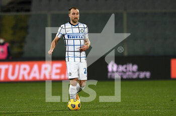 2021-01-13 - Christian Eriksenof FC Internazionale in action - ACF FIORENTINA VS FC INTERNAZIONALE - ITALIAN CUP - SOCCER