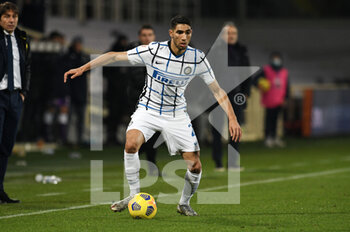 2021-01-13 - Achraf Hakimi of FC Internazionale in action - ACF FIORENTINA VS FC INTERNAZIONALE - ITALIAN CUP - SOCCER