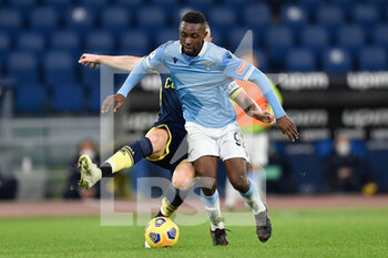 2021-01-21 - ROME, ITALY - January 21 : Akpa Akpro of SS Lazio in Action during the eighths TIM Cup soccer match between SS Lazio and Parma at Stadio Olimpico on January 21,2021 in Rome, Italy  - SS LAZIO VS PARMA CALCIO - ITALIAN CUP - SOCCER