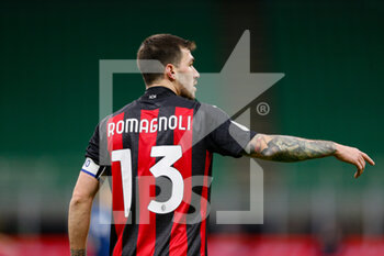 2021-01-26 - Alessio Romagnoli (AC Milan) - FC INTERNAZIONALE VS AC MILAN - ITALIAN CUP - SOCCER