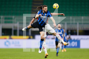 2021-01-26 - Stefan De Vrij (FC Internazionale) header - FC INTERNAZIONALE VS AC MILAN - ITALIAN CUP - SOCCER