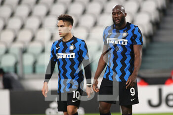 2021-02-09 - Lautaro Martinez (and Romelu Lukaku FC Internazionale) - JUVENTUS FC VS FC INTERNAZIONALE - ITALIAN CUP - SOCCER