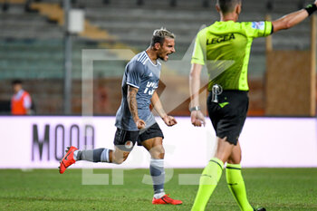 2021-08-08 - Esultanza di Francesco Orlando (Alessandria) per il gol del 0 - 2 - TURNO PRELIMINARE - PADOVA VS ALESSANDRIA - ITALIAN CUP - SOCCER