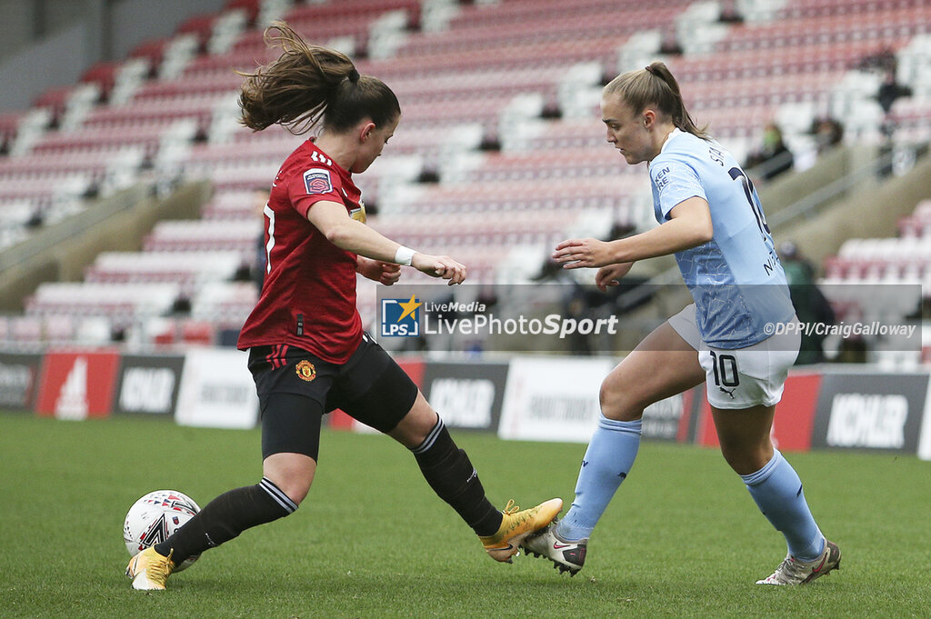 Manchester United vs Manchester City - ENGLISH FA WOMEN'S SUPER LEAGUE - SOCCER