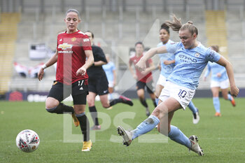 2020-11-14 - Manchester City forward Georgia Stanway (10) during the Women's English championship, FA Women's Super League football match between Manchester United and Manchester City on November 14, 2020 at Leigh Sports Village in Leigh, England - Photo Craig Galloway / ProSportsImages / DPPI - MANCHESTER UNITED VS MANCHESTER CITY - ENGLISH FA WOMEN'S SUPER LEAGUE - SOCCER