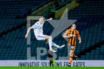2020-09-16 - Leeds United defender Oliver Casey (49) during the English League Cup, EFL Carabao Cup, football match between Leeds United and Hull City on September 16, 2020 at Elland Road in Leeds, England - Photo Simon Davies / ProSportsImages / DPPI - LEEDS UNITED VS HULL CITY - ENGLISH LEAGUE CUP - SOCCER