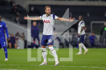 2020-09-29 - Tottenham Hotspur forward Harry Kane (10) during the English League Cup, EFL Carabao Cup Fourth Round football match between Tottenham Hotspur and Chelsea on September 29, 2020 at Tottenham Hotspur Stadium in London, England - Photo Nigel Keene / ProSportsImages / DPPI - TOTTENHAM HOTSPUR VS CHELSEA - ENGLISH LEAGUE CUP - SOCCER