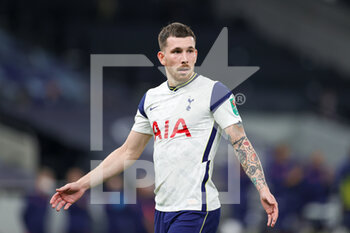 2020-09-29 - Tottenham Hotspur midfielder Pierre-Emile Hojbjerg (5) during the English League Cup, EFL Carabao Cup Fourth Round football match between Tottenham Hotspur and Chelsea on September 29, 2020 at Tottenham Hotspur Stadium in London, England - Photo Nigel Keene / ProSportsImages / DPPI - TOTTENHAM HOTSPUR VS CHELSEA - ENGLISH LEAGUE CUP - SOCCER