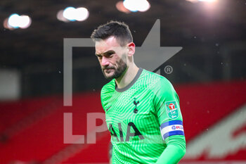 2020-12-23 - Tottenham Hotspur goalkeeper Hugo Lloris during the English League Cup, EFL Cup quarter-final football match between Stoke City and Tottenham Hotspur on December 23, 2020 at the Bet365 Stadium in Stoke-on-Trent, England - Photo kevin Warburton - A Moment in Sport / ProSportsImages / DPPI - STOKE CITY VS TOTTENHAM HOTSPUR - ENGLISH LEAGUE CUP - SOCCER