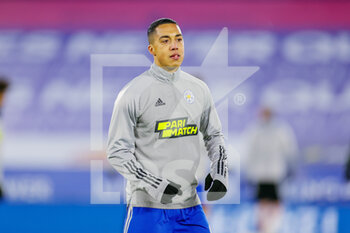 2021-02-10 - Youri Tielemans (8) of Leicester City warms up during the English Cup, FA Cup 5th round football match between Leicester City and Brighton and Hove Albion on February 10, 2021 at the King Power Stadium in Leicester, England - Photo Nigel Keene / ProSportsImages / DPPI - LEICESTER CITY AND BRIGHTON AND HOVE ALBION - ENGLISH LEAGUE CUP - SOCCER