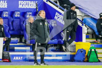 2021-02-10 - Brendan Rodgers Manager of Leicester City during the English Cup, FA Cup 5th round football match between Leicester City and Brighton and Hove Albion on February 10, 2021 at the King Power Stadium in Leicester, England - Photo Nigel Keene / ProSportsImages / DPPI - LEICESTER CITY AND BRIGHTON AND HOVE ALBION - ENGLISH LEAGUE CUP - SOCCER