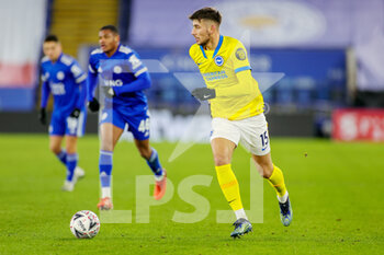 2021-02-10 - Jakub Moder (15) of Brighton Hove Albion during the English Cup, FA Cup 5th round football match between Leicester City and Brighton and Hove Albion on February 10, 2021 at the King Power Stadium in Leicester, England - Photo Nigel Keene / ProSportsImages / DPPI - LEICESTER CITY AND BRIGHTON AND HOVE ALBION - ENGLISH LEAGUE CUP - SOCCER