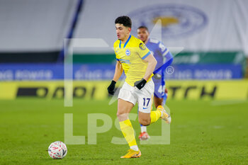 2021-02-10 - Steven Alzate (17) of Brighton Hove Albion during the English Cup, FA Cup 5th round football match between Leicester City and Brighton and Hove Albion on February 10, 2021 at the King Power Stadium in Leicester, England - Photo Nigel Keene / ProSportsImages / DPPI - LEICESTER CITY AND BRIGHTON AND HOVE ALBION - ENGLISH LEAGUE CUP - SOCCER