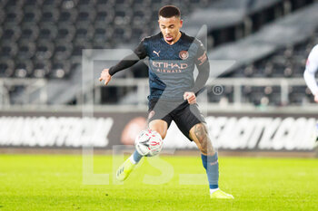 2021-02-10 - Manchester City forward Gabriel Jesus (9) during the English Cup, FA Cup 5th round football match between Swansea City and Manchester City on February 10, 2021 at the Liberty Stadium in Swansea, Wales - Photo Gruffydd Thomas / ProSportsImages / DPPI - SWANSEA CITY AND MANCHESTER CITY - ENGLISH LEAGUE CUP - SOCCER