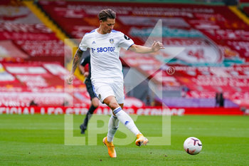 2020-09-12 - Leeds United defender Robin Koch (5) passes the ball during the English championship Premier League football match between Liverpool and Leeds United on September 12, 2020 at Anfield in Liverpool, England - Photo Malcolm Bryce / ProSportsImages / DPPI - LIVERPOOL VS LEEDS UNITED - ENGLISH PREMIER LEAGUE - SOCCER
