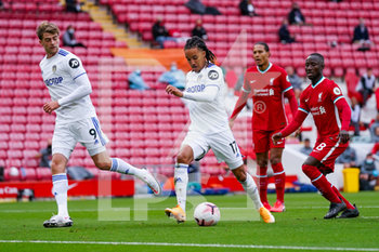2020-09-12 - Leeds United forward Helder Costa (17) takes a shot during the English championship Premier League football match between Liverpool and Leeds United on September 12, 2020 at Anfield in Liverpool, England - Photo Malcolm Bryce / ProSportsImages / DPPI - LIVERPOOL VS LEEDS UNITED - ENGLISH PREMIER LEAGUE - SOCCER