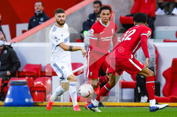 2020-09-12 - Leeds United midfielder Mateusz Klich (43) passes the ball during the English championship Premier League football match between Liverpool and Leeds United on September 12, 2020 at Anfield in Liverpool, England - Photo Malcolm Bryce / ProSportsImages / DPPI - LIVERPOOL VS LEEDS UNITED - ENGLISH PREMIER LEAGUE - SOCCER