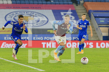 2020-10-18 - Ross Barkley of Aston Villa (20) runs with the ball during the English championship Premier League football match between Leicester City and Aston Villa on October 18, 2020 at the King Power Stadium in Leicester, England - Photo Jez Tighe / ProSportsImages / DPPI - LEICESTER CITY VS ASTON VILLA - ENGLISH PREMIER LEAGUE - SOCCER