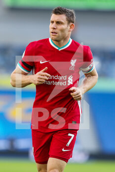 2020-11-28 - Liverpool midfielder James Milner during the English championship, Premier League football match between Brighton and Hove Albion and Liverpool on November 28, 2020 at the American Express Community Stadium in Brighton and Hove, England - Photo Phil Duncan / ProSportsImages / DPPI - BRIGHTON AND HOVE ALBION VS LIVERPOOL - ENGLISH PREMIER LEAGUE - SOCCER