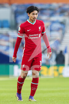 2020-11-28 - Liverpool forward Takumi Minamino during the English championship, Premier League football match between Brighton and Hove Albion and Liverpool on November 28, 2020 at the American Express Community Stadium in Brighton and Hove, England - Photo Phil Duncan / ProSportsImages / DPPI - BRIGHTON AND HOVE ALBION VS LIVERPOOL - ENGLISH PREMIER LEAGUE - SOCCER