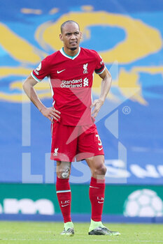 2020-11-28 - Liverpool defender Fabinho during the English championship, Premier League football match between Brighton and Hove Albion and Liverpool on November 28, 2020 at the American Express Community Stadium in Brighton and Hove, England - Photo Phil Duncan / ProSportsImages / DPPI - BRIGHTON AND HOVE ALBION VS LIVERPOOL - ENGLISH PREMIER LEAGUE - SOCCER