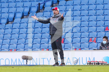 2020-11-28 - Liverpool manager Jurgen Klopp gestures during the English championship, Premier League football match between Brighton and Hove Albion and Liverpool on November 28, 2020 at the American Express Community Stadium in Brighton and Hove, England - Photo Phil Duncan / ProSportsImages / DPPI - BRIGHTON AND HOVE ALBION VS LIVERPOOL - ENGLISH PREMIER LEAGUE - SOCCER
