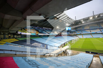 2020-11-28 - General View inside the Etihad Stadium during the English championship Premier League football match between Manchester City and Burnley on November 28, 2020 at the Etihad Stadium in Manchester, England - Photo John Potts / ProSportsImages / DPPI - MANCHESTER CITY VS BURNLEY - ENGLISH PREMIER LEAGUE - SOCCER