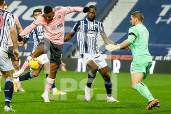 2020-11-28 - Sheffield United forward Lys Mousset (11) takes a shot at goal during the English championship Premier League football match between West Bromwich Albion and Sheffield United on November 28, 2020 at The Hawthorns in West Bromwich, England - Photo Dennis Goodwin / ProSportsImages / DPPI - WEST BROMWICH ALBION VS SHEFFIELD UNITED - ENGLISH PREMIER LEAGUE - SOCCER