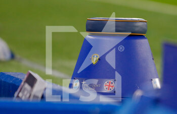 2020-12-05 - Bielsas bucket during the English championship Premier League football match between Chelsea and Leeds United on December 5, 2020 at Stamford Bridge in London, England - Photo Simon Davies / ProSportsImages / DPPI - CHELSEA VS LEEDS UNITED - ENGLISH PREMIER LEAGUE - SOCCER