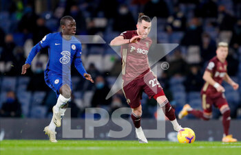 2020-12-05 - Leeds United midfielder Jack Harrison and Kurt Zouma of Chelsea during the English championship Premier League football match between Chelsea and Leeds United on December 5, 2020 at Stamford Bridge in London, England - Photo Simon Davies / ProSportsImages / DPPI - CHELSEA VS LEEDS UNITED - ENGLISH PREMIER LEAGUE - SOCCER