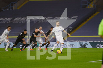 2020-12-11 - Leeds United midfielder Mateusz Klich (43) scores a goal during the English championship Premier League football match between Leeds United and West Ham United on December 11, 2020 at Elland Road in Leeds, England - Photo Simon Davies / ProSportsImages / DPPI - LEEDS UNITED VS WEST HAM UNITED - ENGLISH PREMIER LEAGUE - SOCCER