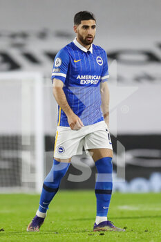2020-12-16 - Brighton and Hove Albion forward Neal Maupay during the English championship Premier League football match between Fulham and Brighton and Hove Albion on December 16, 2020 at Craven Cottage in London, England - Photo Phil Duncan / ProSportsImages / DPPI - FULHAM AND BRIGHTON VS HOVE ALBION - ENGLISH PREMIER LEAGUE - SOCCER