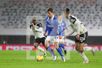 2020-12-16 - Brighton and Hove Albion defender Joel Veltman (34) during the English championship Premier League football match between Fulham and Brighton and Hove Albion on December 16, 2020 at Craven Cottage in London, England - Photo Phil Duncan / ProSportsImages / DPPI - FULHAM AND BRIGHTON VS HOVE ALBION - ENGLISH PREMIER LEAGUE - SOCCER