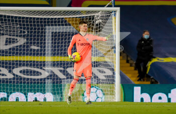2020-12-16 - Leeds United goalkeeper Illan Meslier during the English championship Premier League football match between Leeds United and Newcastle United on December 16, 2020 at Elland Road in Leeds, England - Photo Simon Davies / ProSportsImages / DPPI - LEEDS UNITED VS NEWCASTLE UNITED - ENGLISH PREMIER LEAGUE - SOCCER