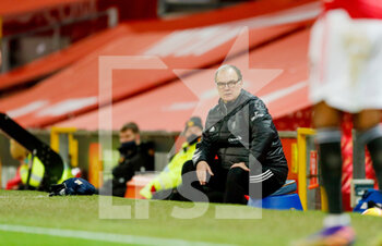 2020-12-20 - Leeds United Manager Marcelo Bielsa during the English championship Premier League football match between Manchester United and Leeds United on December 20, 2020 at Old Trafford in Manchester, England - Photo Simon Davies / ProSportsImages / DPPI - MANCHESTER UNITED VS LEEDS UNITED - ENGLISH PREMIER LEAGUE - SOCCER