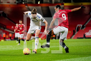 2020-12-20 - Leeds United defender Luke Ayling (2) and Manchester United forward Anthony Martial (9) during the English championship Premier League football match between Manchester United and Leeds United on December 20, 2020 at Old Trafford in Manchester, England - Photo Malcolm Bryce / ProSportsImages / DPPI - MANCHESTER UNITED VS LEEDS UNITED - ENGLISH PREMIER LEAGUE - SOCCER