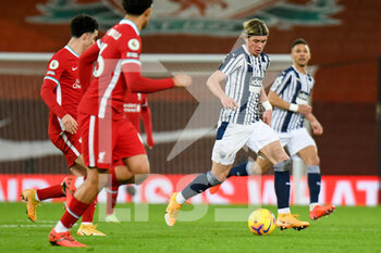 2020-12-27 - West Bromwich Albion midfielder Conor Gallagher during the English championship Premier League football match between Liverpool and West Bromwich Albion on December 27, 2020 at Anfield in Liverpool, England - Photo Malcolm Bryce / ProSportsImages / DPPI - LIVERPOOL VS WEST BROMWICH ALBION - ENGLISH PREMIER LEAGUE - SOCCER