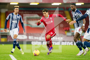 2020-12-27 - Liverpool forward Roberto Firmino during the English championship Premier League football match between Liverpool and West Bromwich Albion on December 27, 2020 at Anfield in Liverpool, England - Photo Malcolm Bryce / ProSportsImages / DPPI - LIVERPOOL VS WEST BROMWICH ALBION - ENGLISH PREMIER LEAGUE - SOCCER