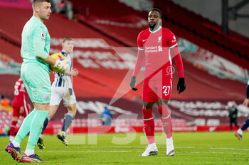 2020-12-27 - Liverpool forward Divock Origi during the English championship Premier League football match between Liverpool and West Bromwich Albion on December 27, 2020 at Anfield in Liverpool, England - Photo Malcolm Bryce / ProSportsImages / DPPI - LIVERPOOL VS WEST BROMWICH ALBION - ENGLISH PREMIER LEAGUE - SOCCER